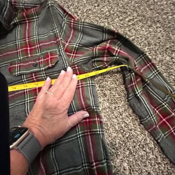 George Size small flannel button down - Picture 4 of 8